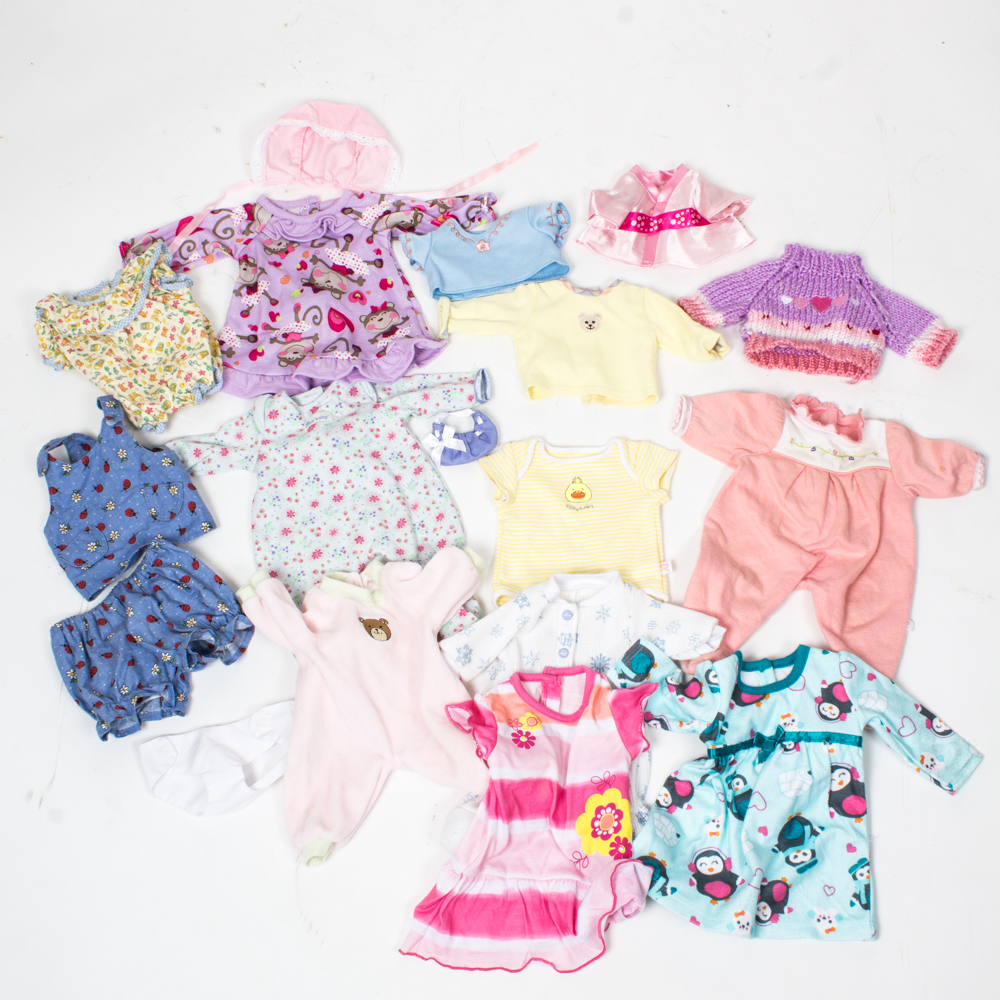 Large Collection of Bitty Baby Clothing by American Girl Doll