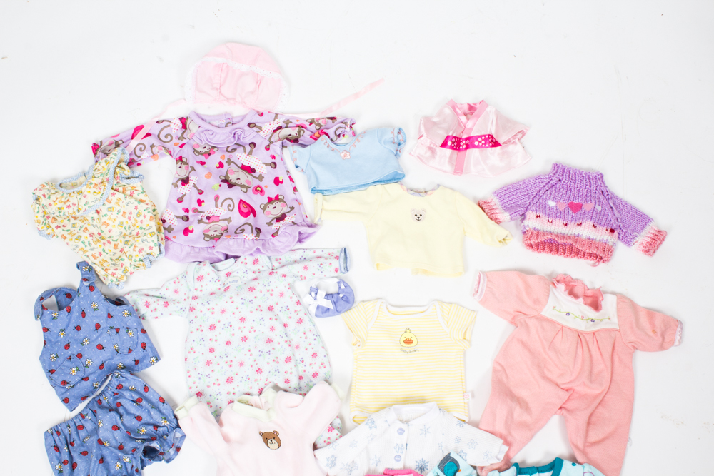 Large Collection of Bitty Baby Clothing by American Girl Doll
