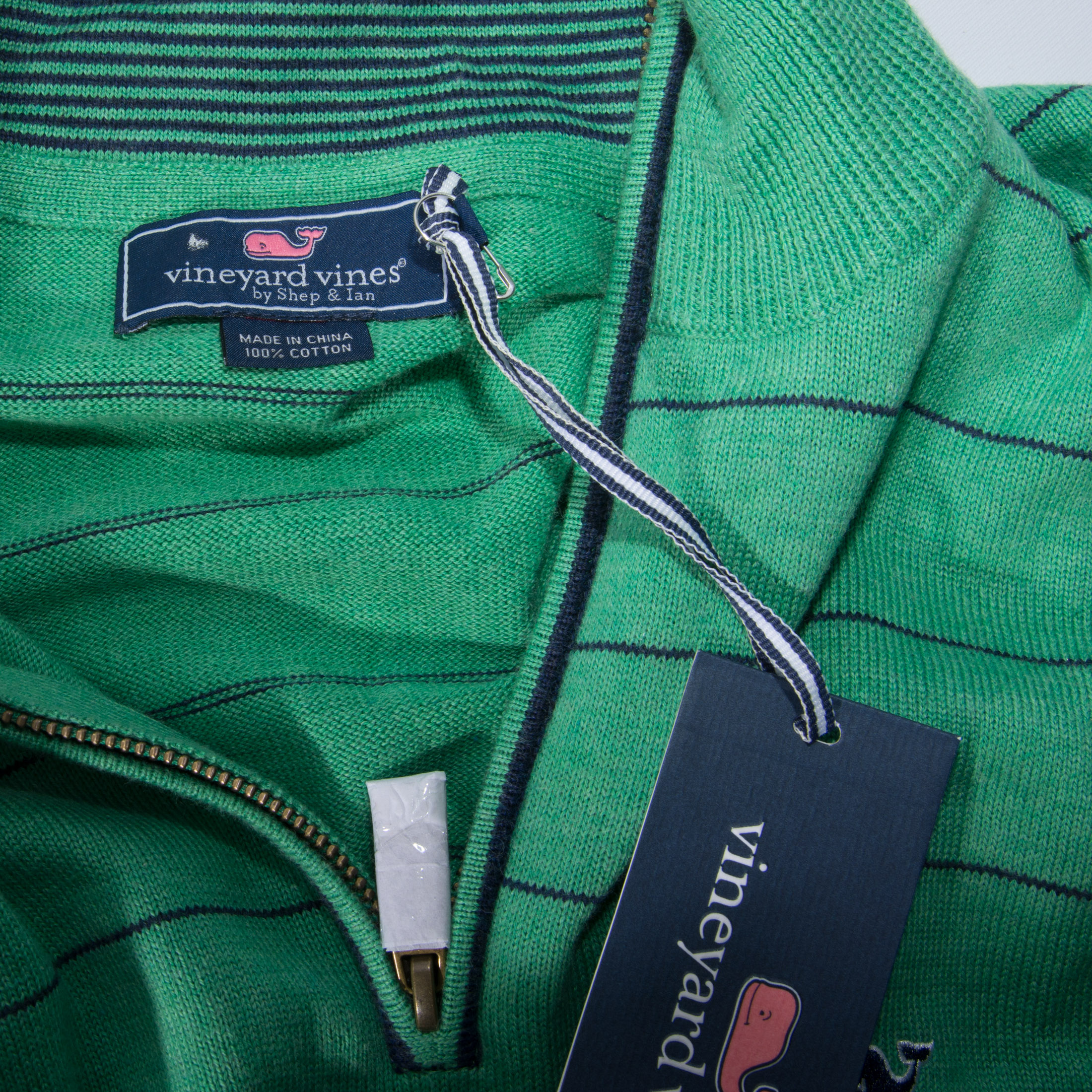 Men's Vineyard Vines "Mill River" Quarter Zip Sweater