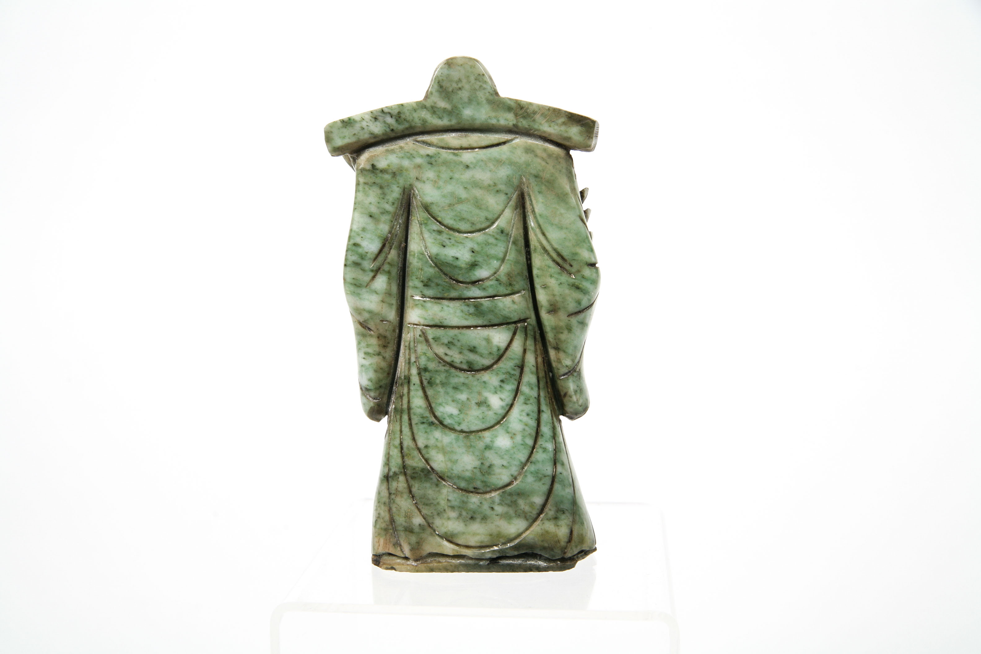 Chinese Nephrite Jade God of Wealth Figurine