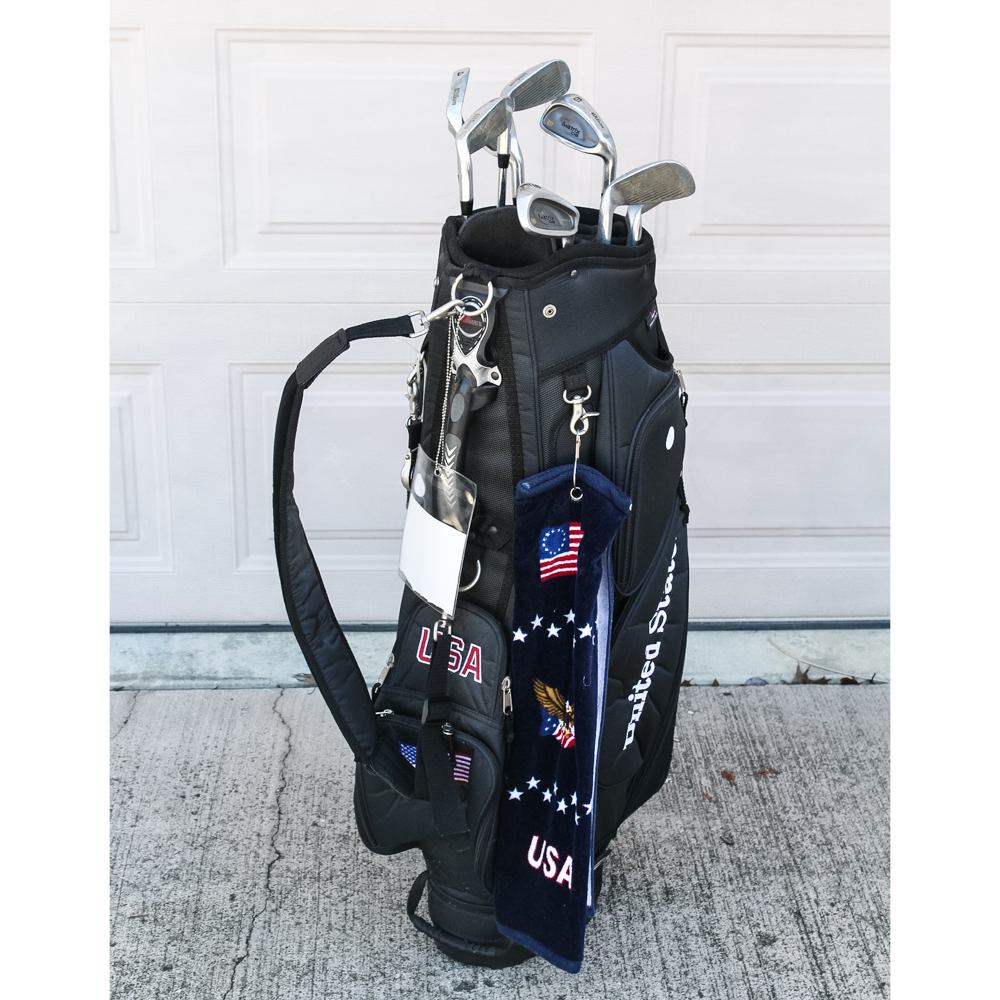 Wilson Golf Clubs in USA Golf Bag