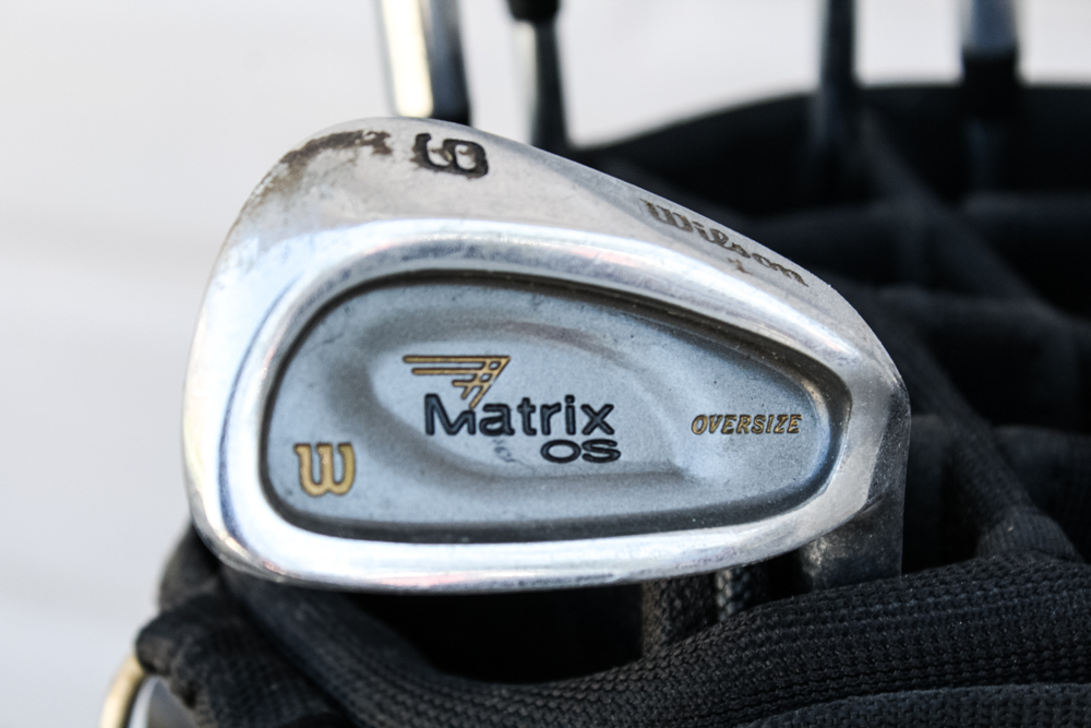 Wilson Golf Clubs in USA Golf Bag