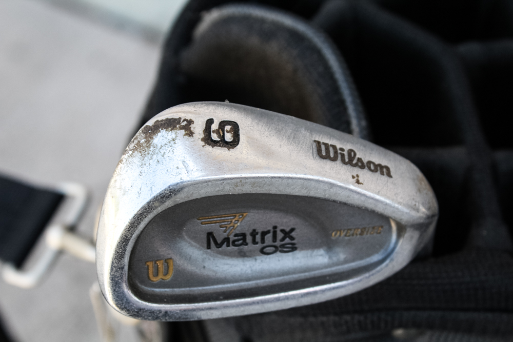 Wilson Golf Clubs in USA Golf Bag