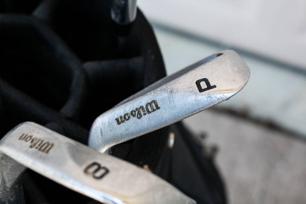 Wilson Golf Clubs in USA Golf Bag