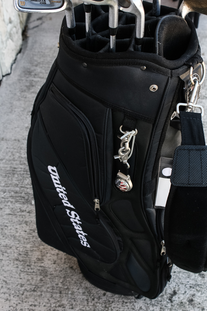 Wilson Golf Clubs in USA Golf Bag