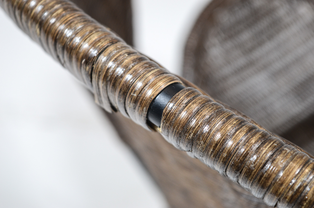 Mid Century Modern Rattan Wicker Chair