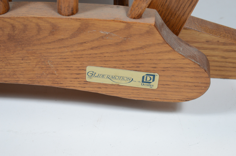 Dutallier Wooden Glider Rocker