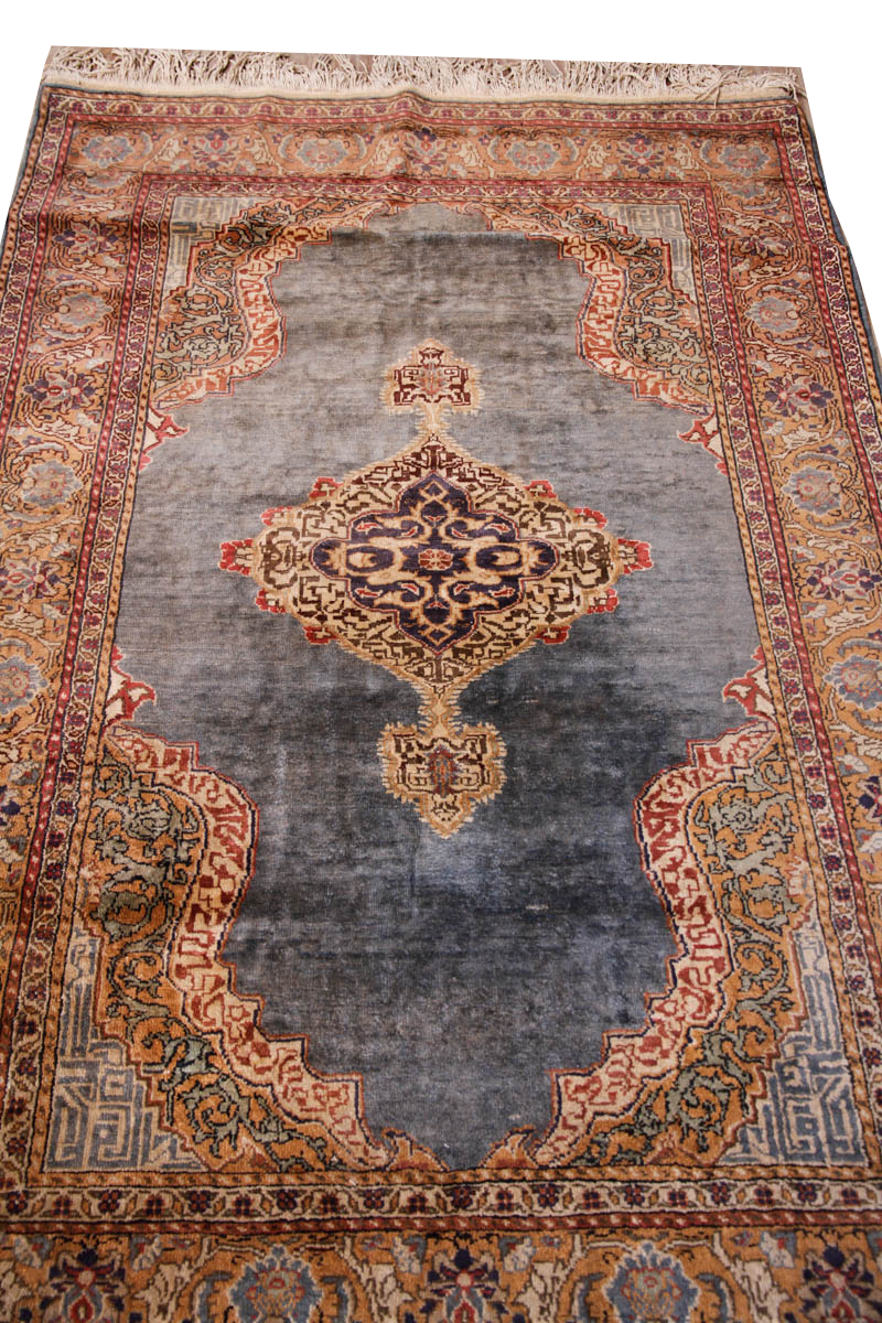 Hand-Knotted Persian Area Rug