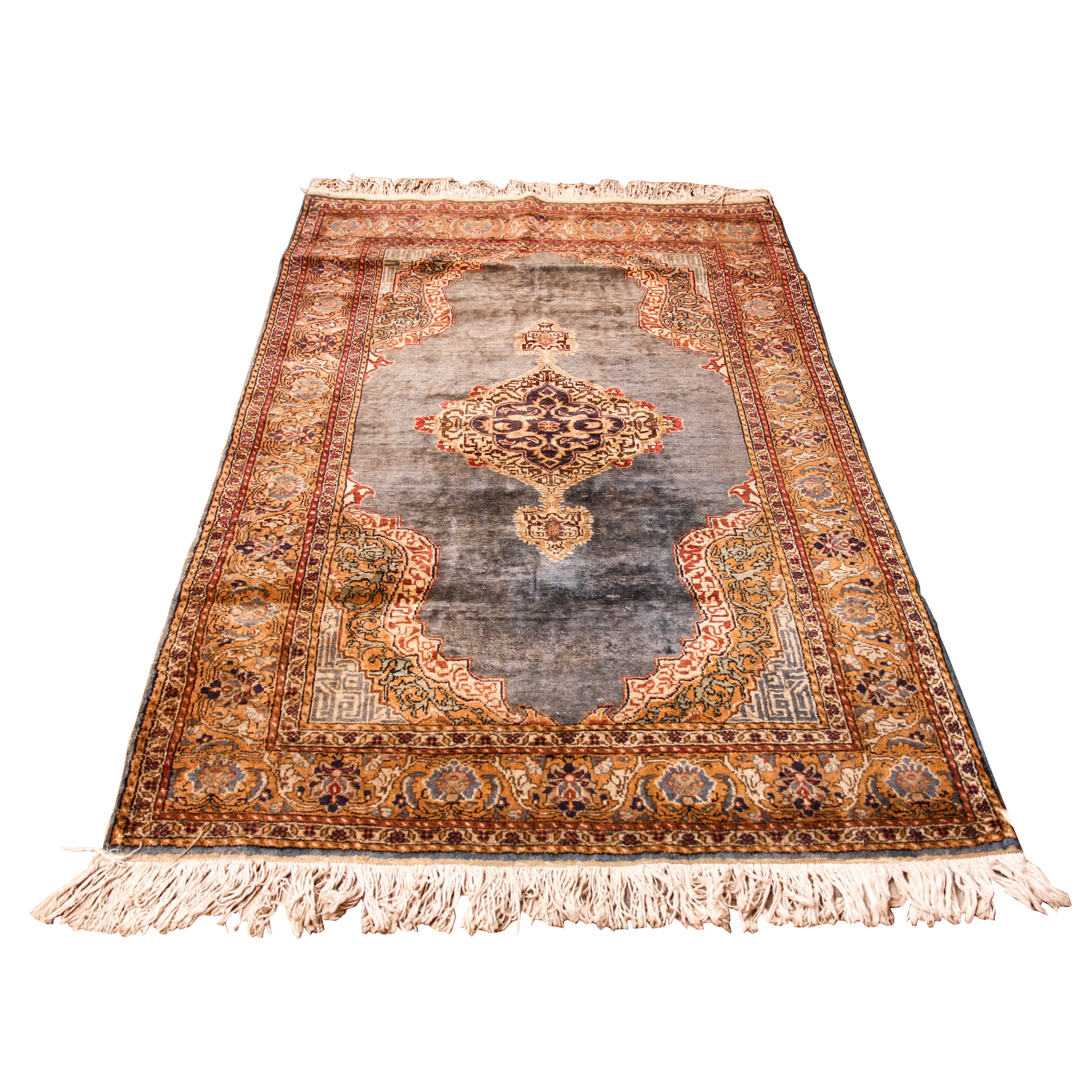 Hand-Knotted Persian Area Rug