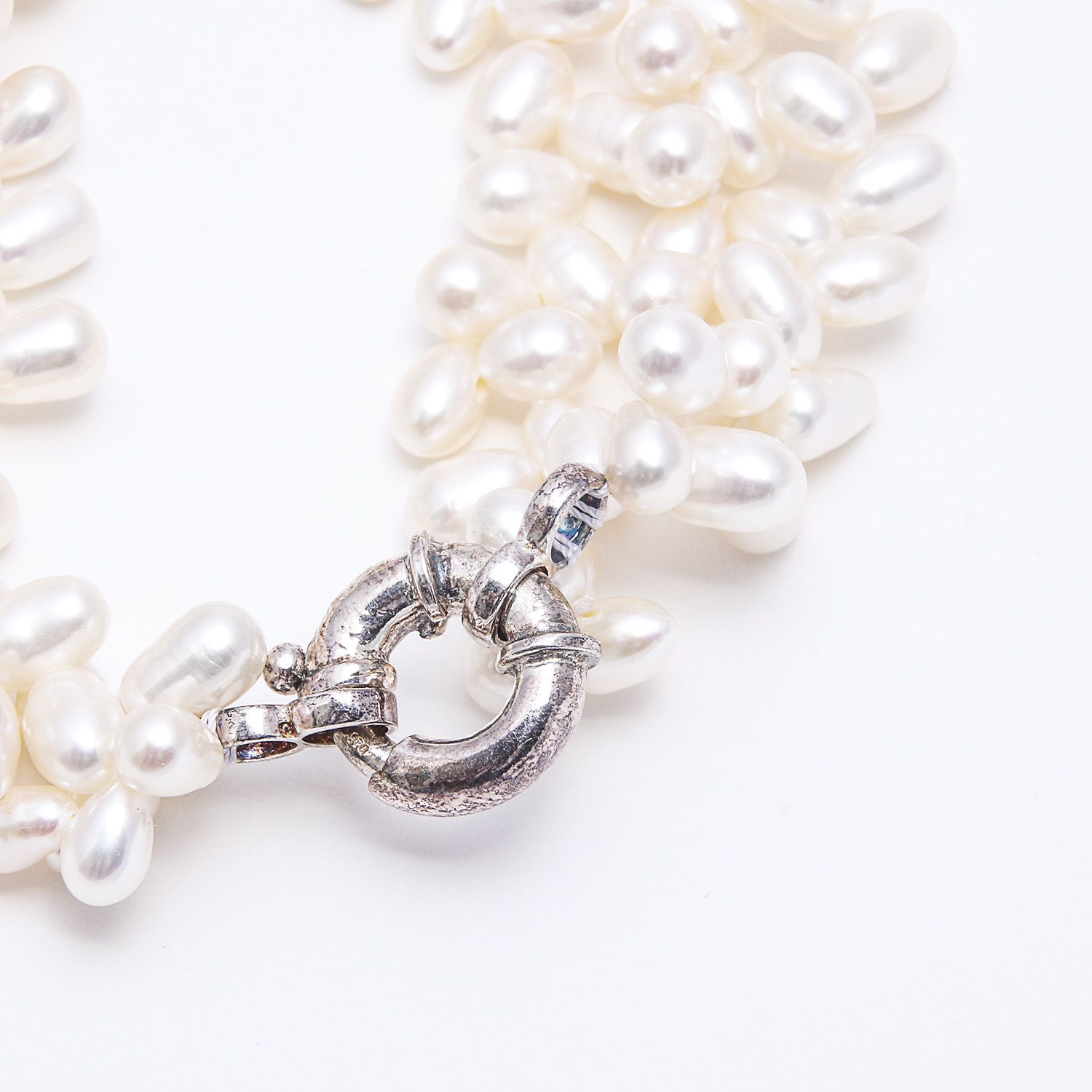 Freshwater Pearl Necklace and Bracelet Set