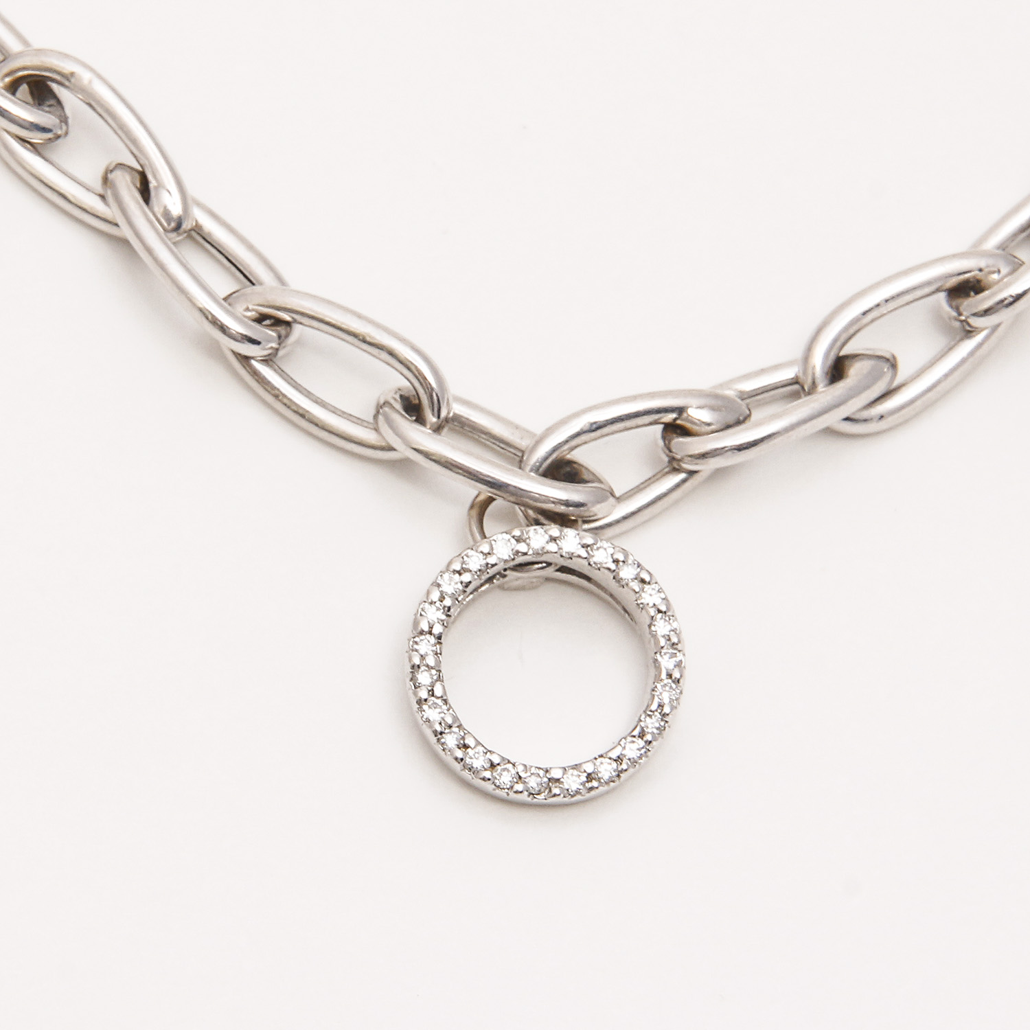 Roberto Coin Tiny Treasure 18K Diamond Charm Bracelet