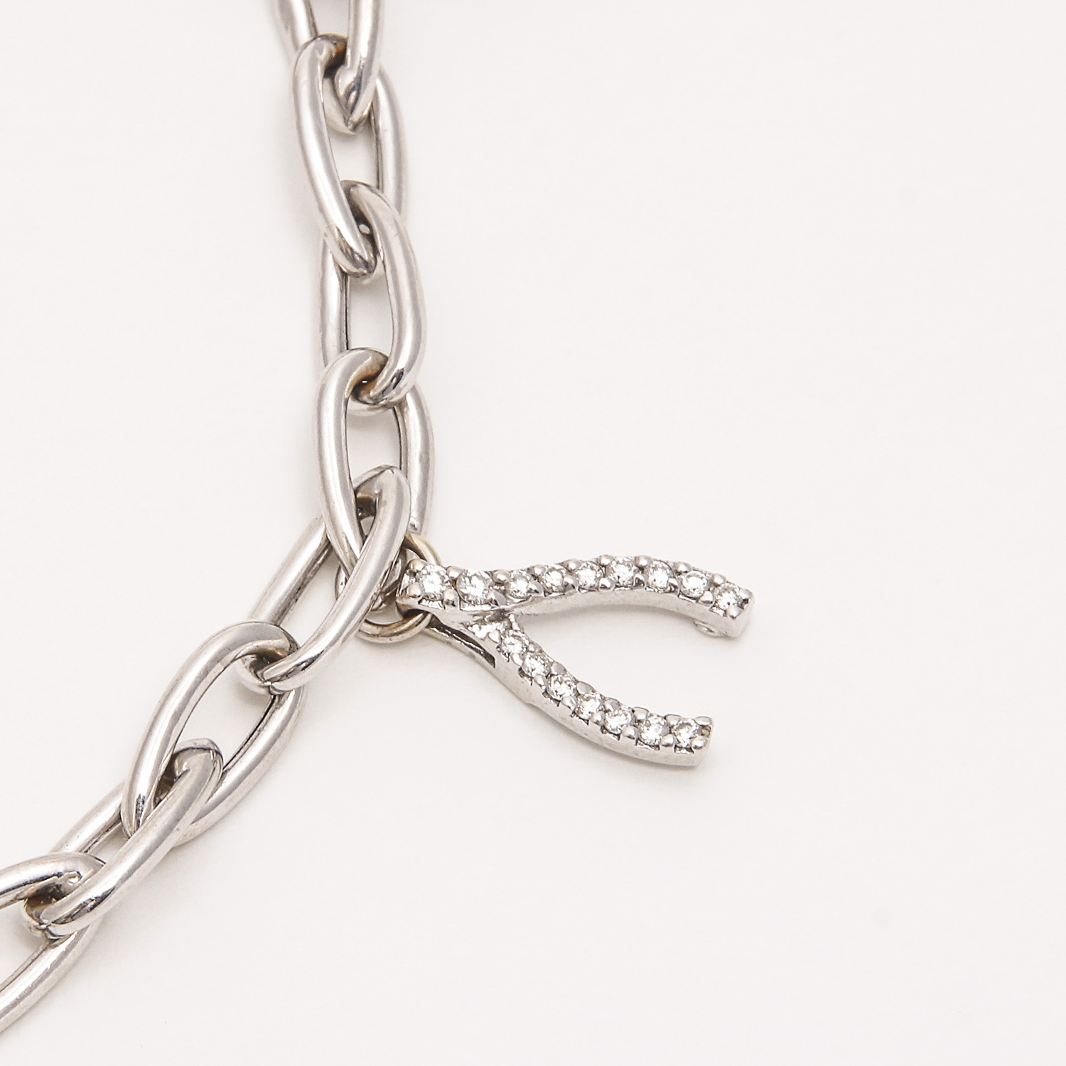 Roberto Coin Tiny Treasure 18K Diamond Charm Bracelet