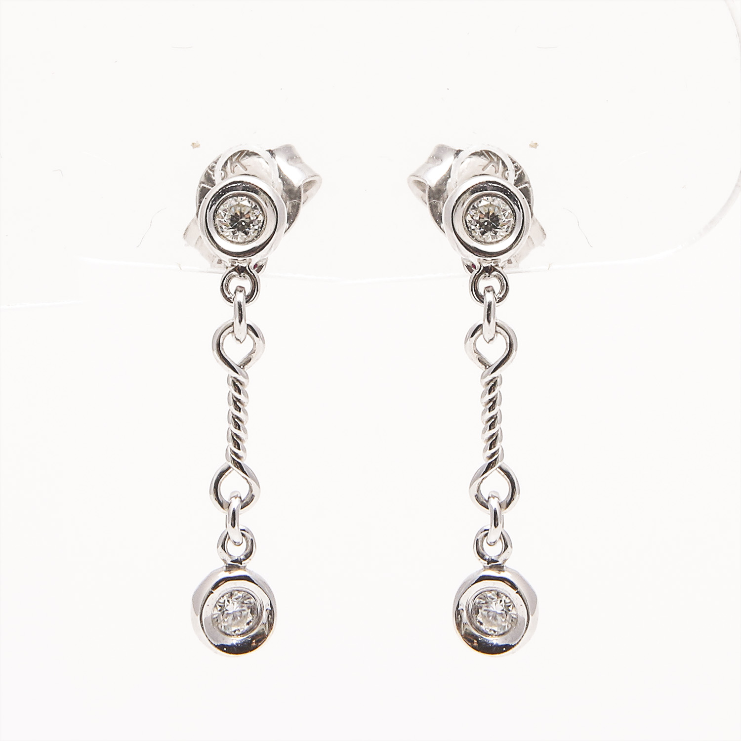 18K Gold Diamond Earrings by Roberto Coin