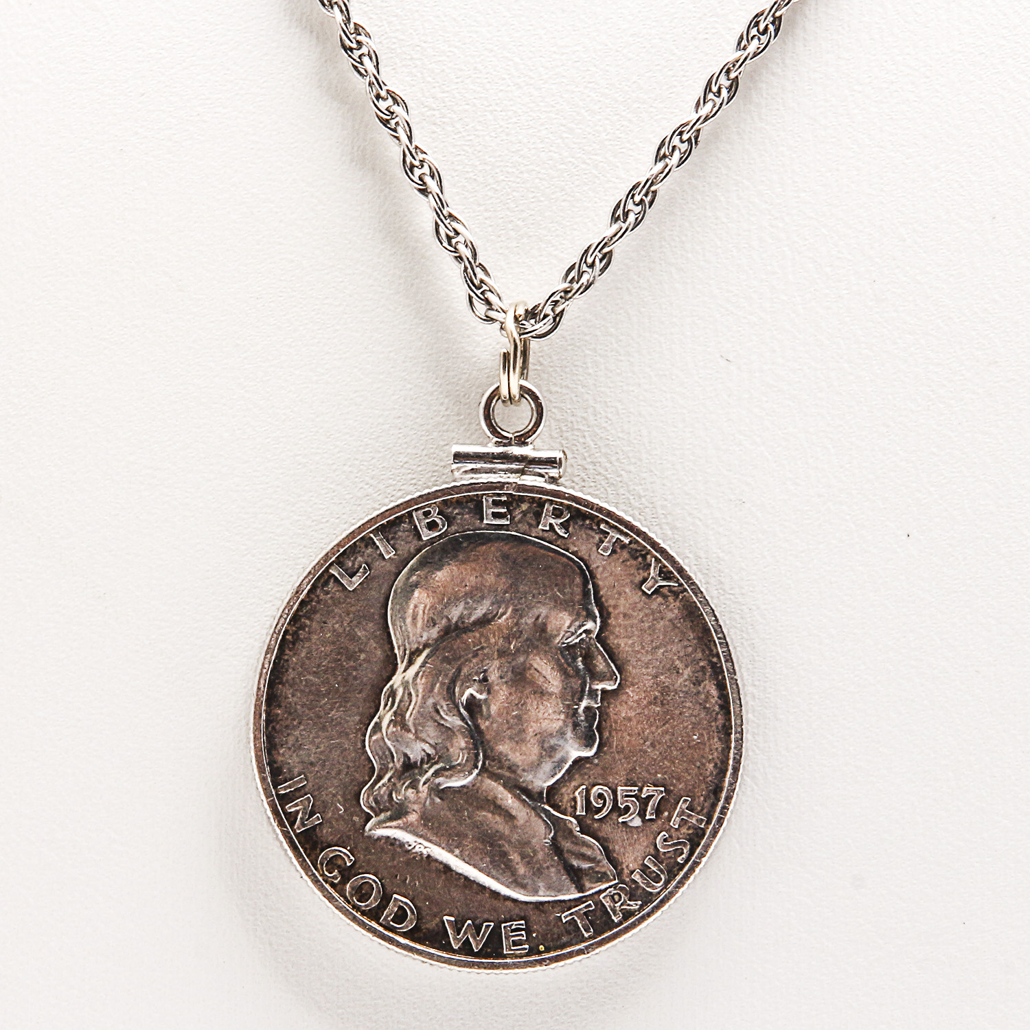 Sterling Silver Coin Necklace