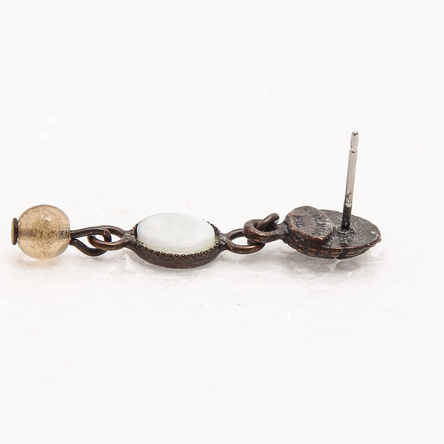 Pair of Kaari Meng NYC Mother of Pearl Earrings