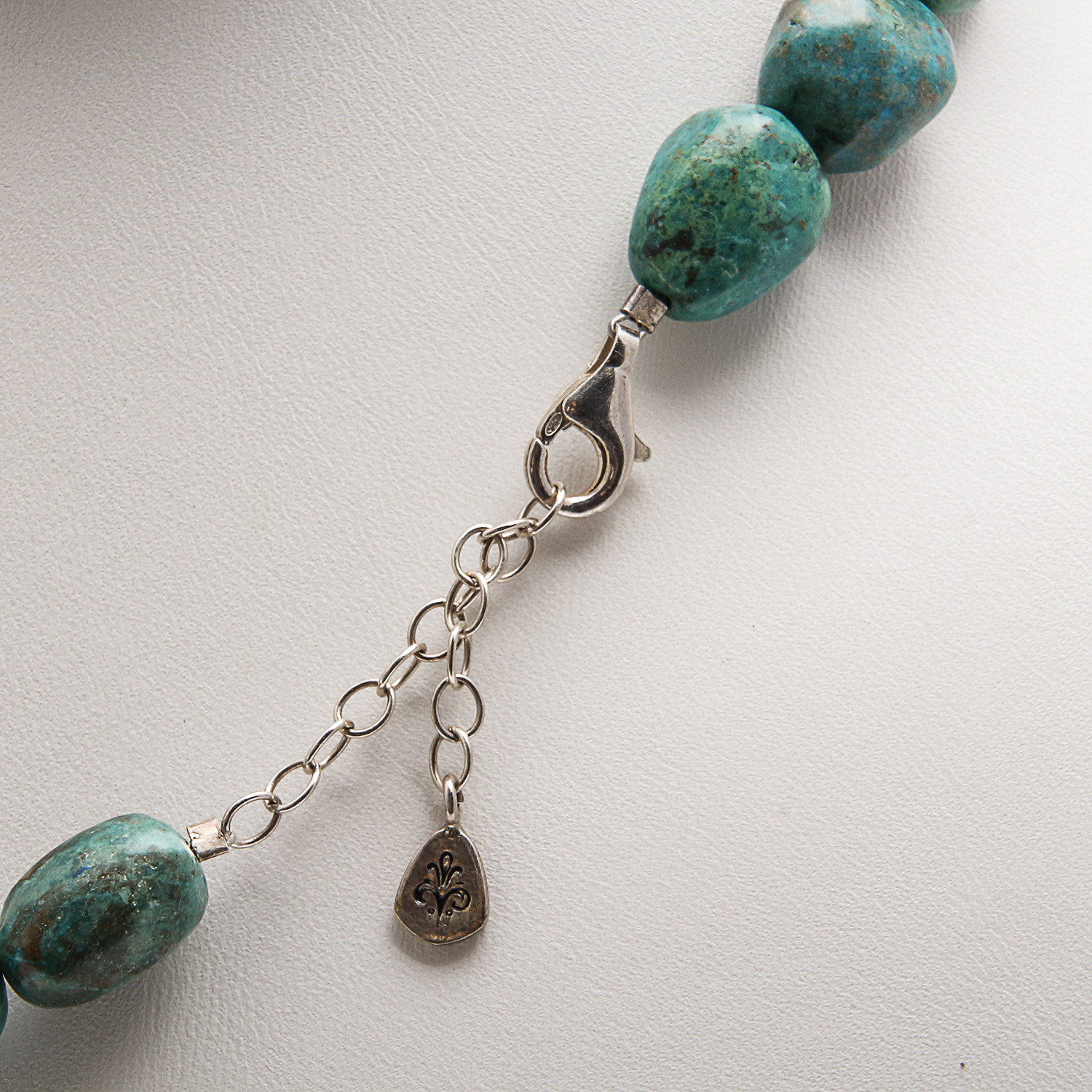 Set of Turquoise and Quartz Necklace and Bracelet by Barse