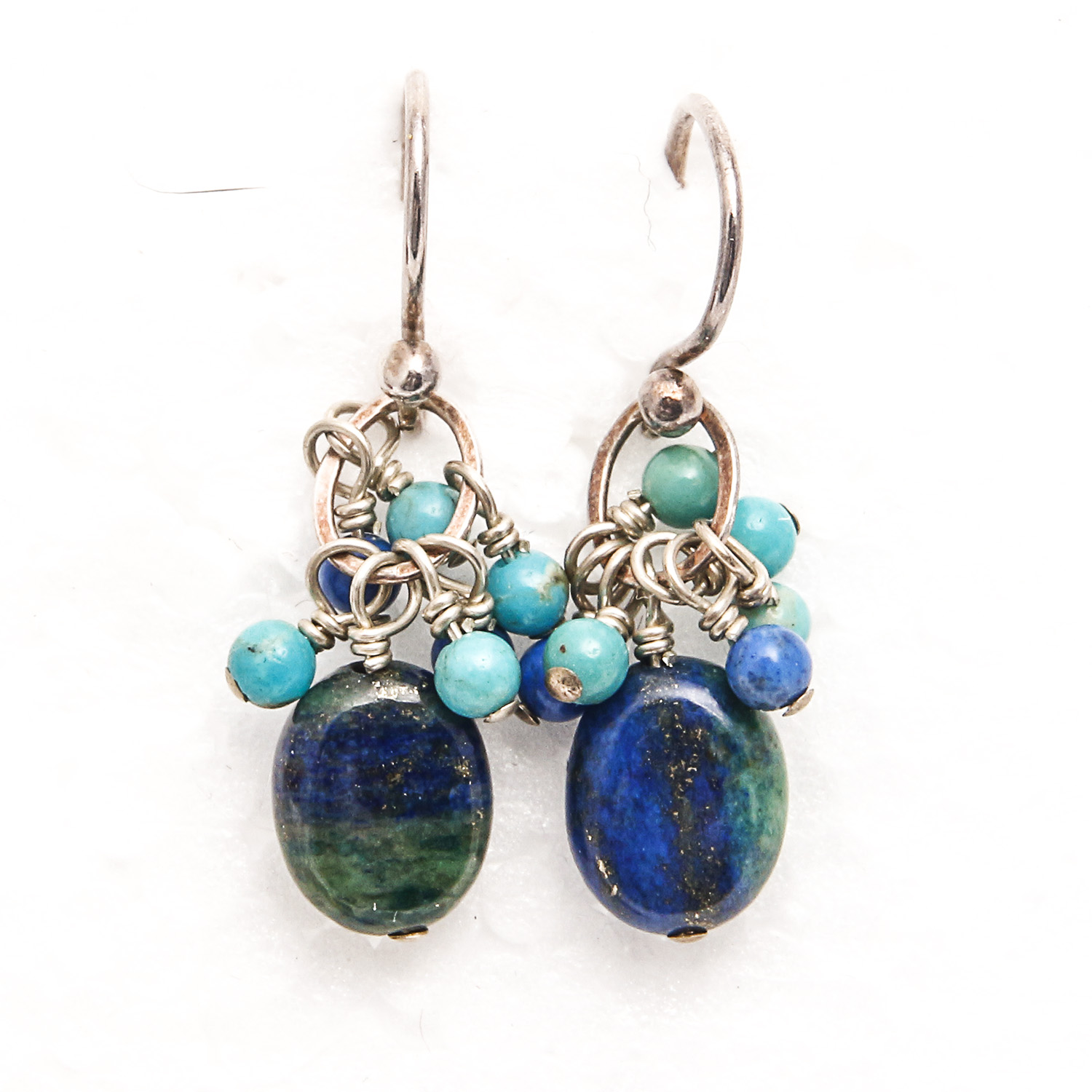 Collection of Glass and Stone Earrings