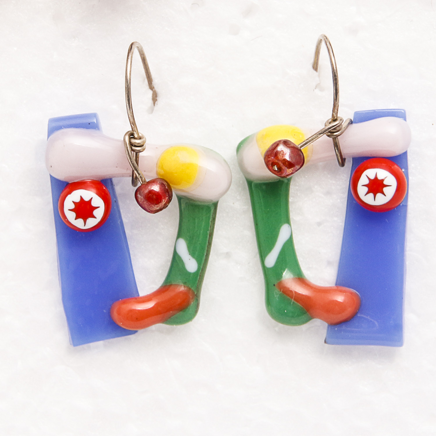 Collection of Glass and Stone Earrings