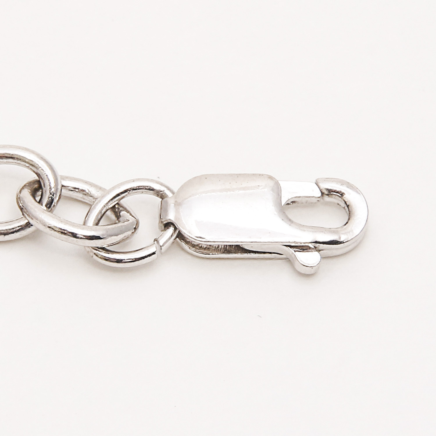 Sterling Silver and Diamond Charm Bracelet