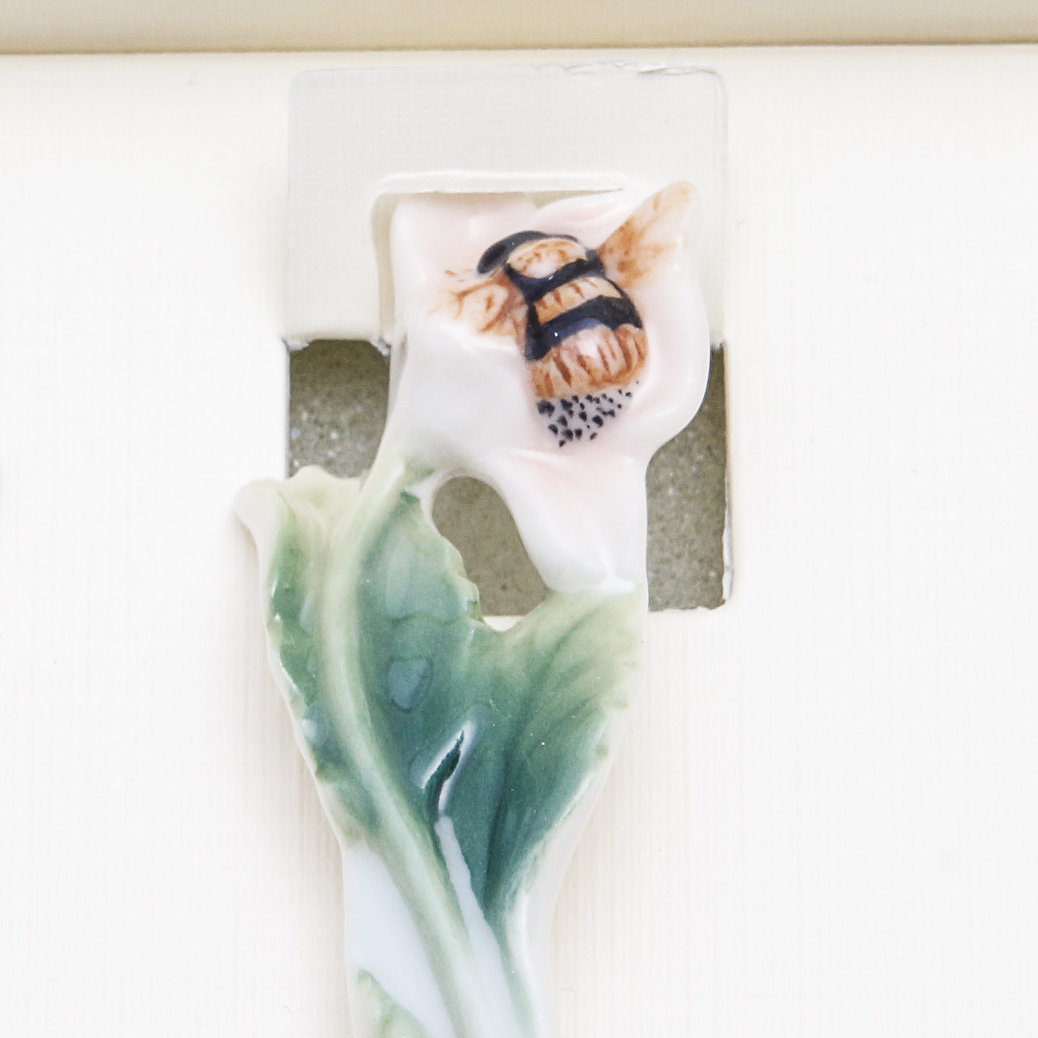 Set of Four Franz Insects Porcelain Spoons