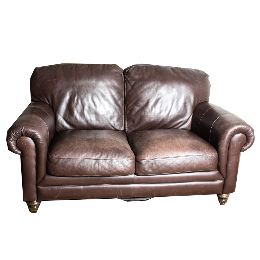 Leather Loveseat