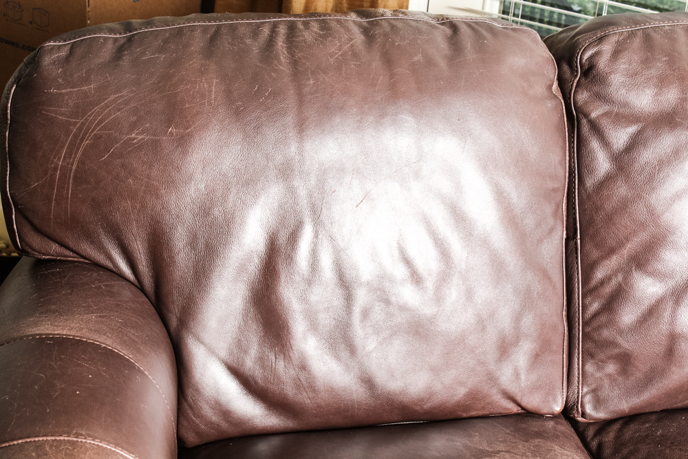 Leather Loveseat