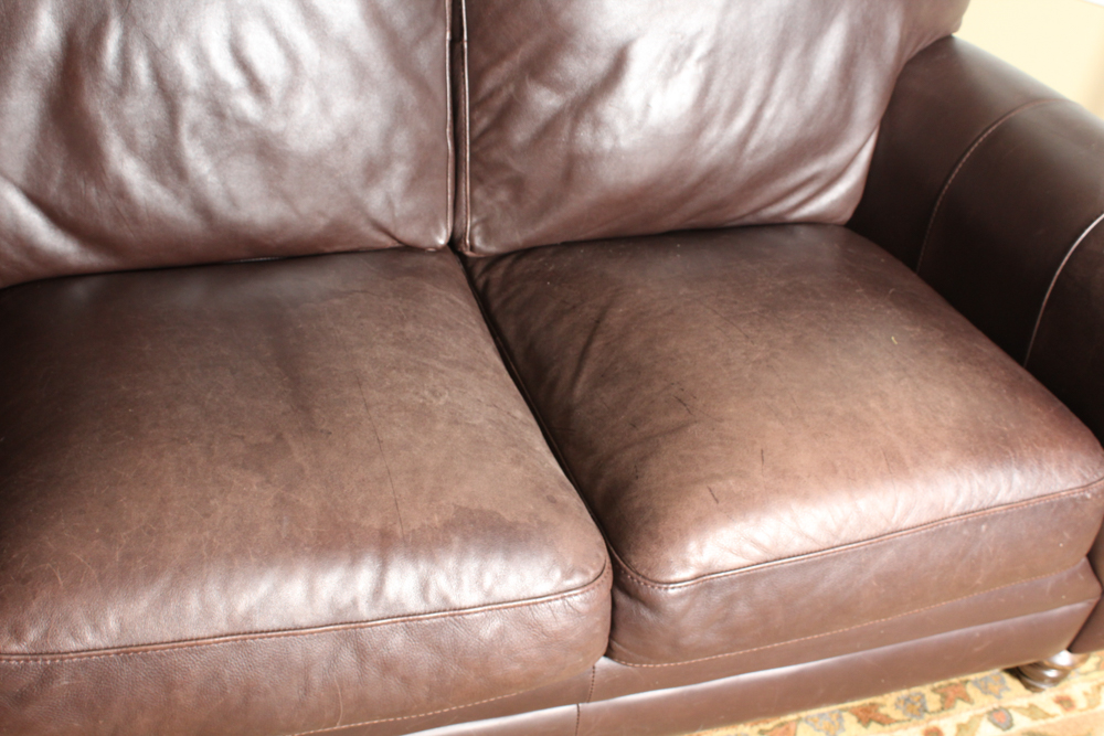Leather Loveseat
