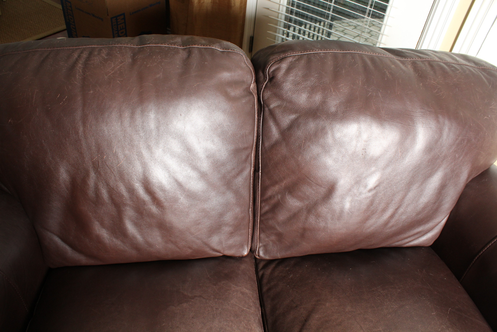 Leather Loveseat