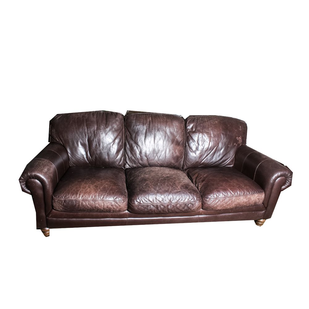 Contemporary Leather Sofa