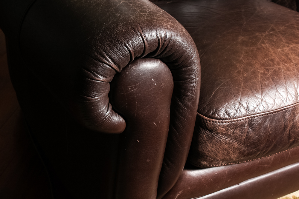 Contemporary Leather Sofa