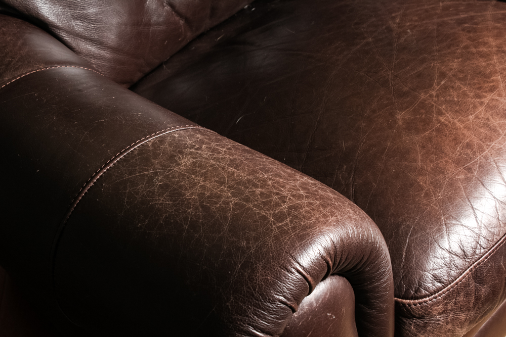 Contemporary Leather Sofa
