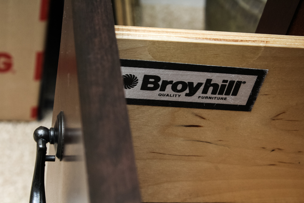 Broyhill Mahogany Nightstand