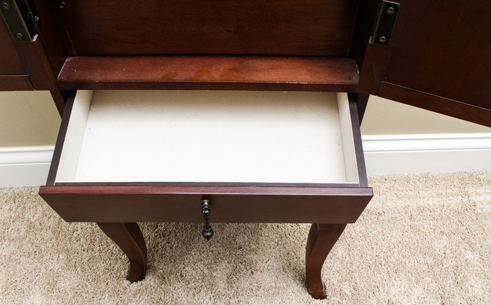 Modern Wood Jewelry Armoire