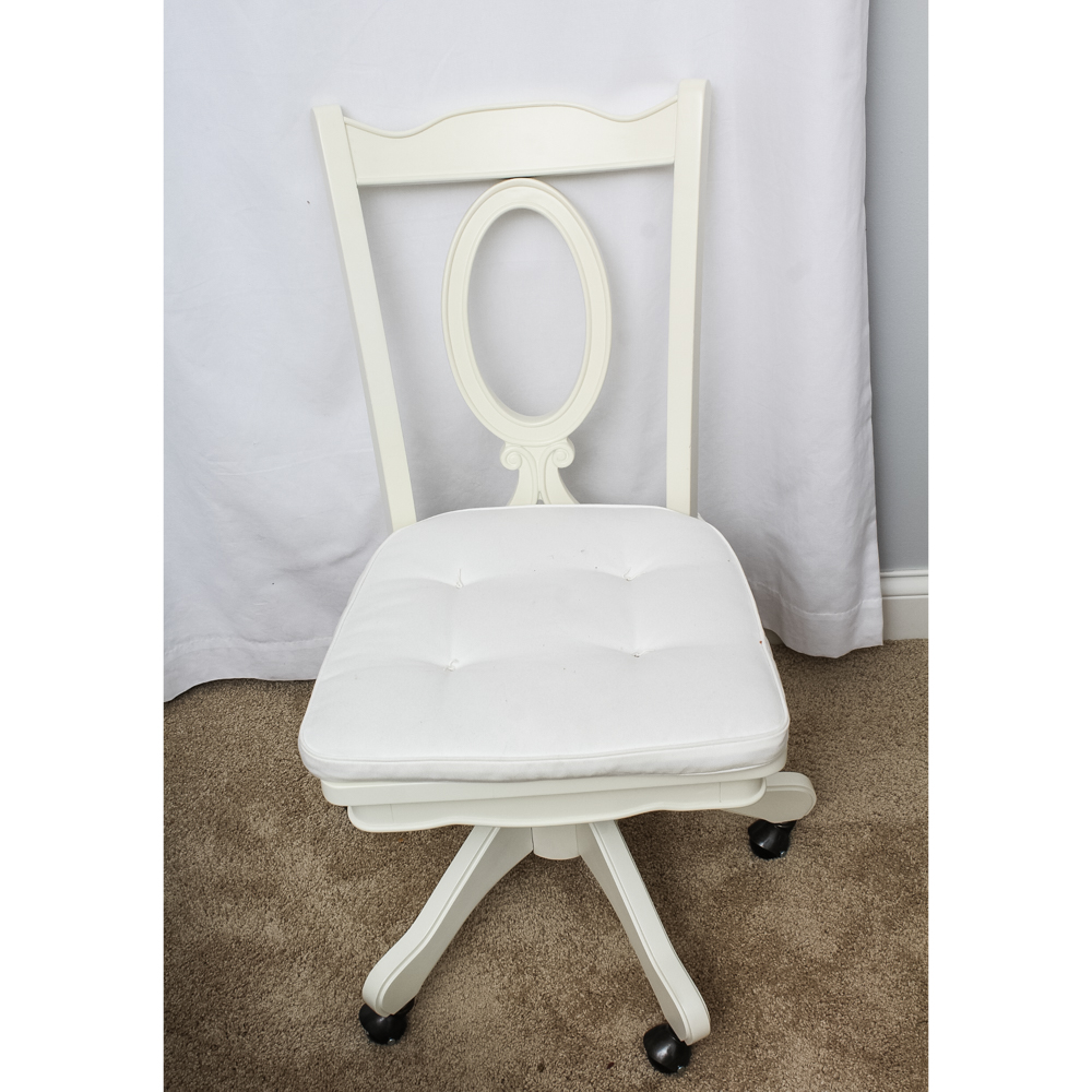 Pottery Barn "Chelsea" Swivel Chair and Cushion