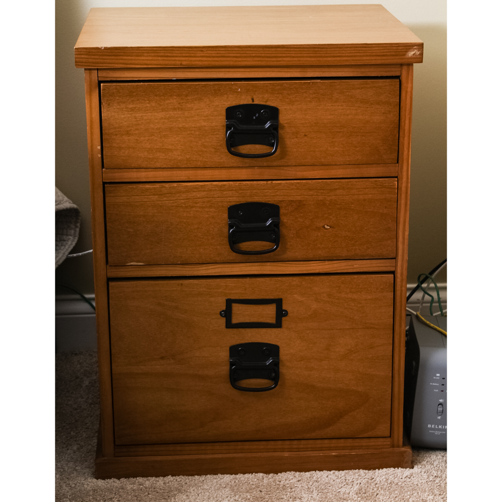 Pair of Pottery Barn Wooden Cabinets