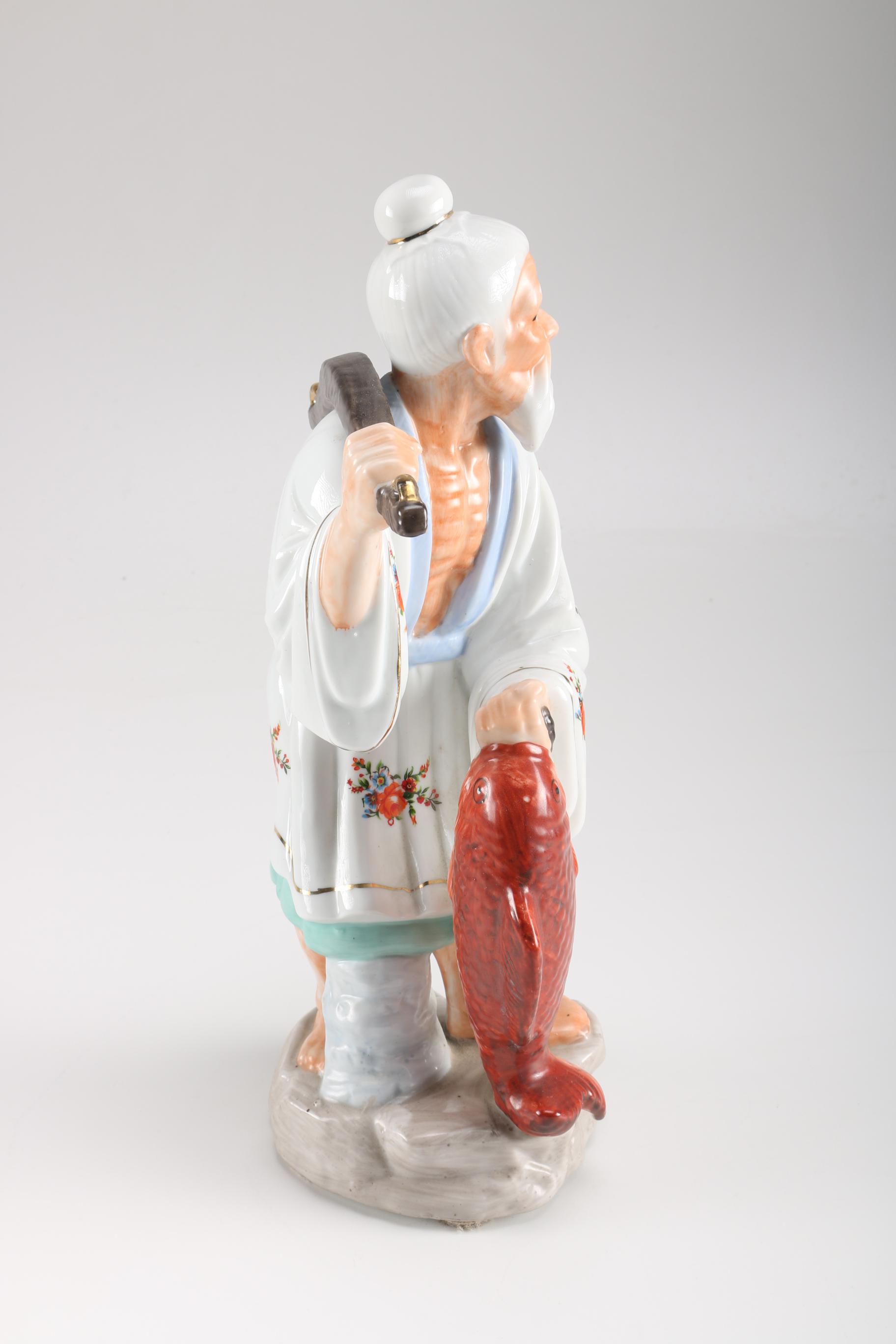 Japanese Man And Woman Figurines