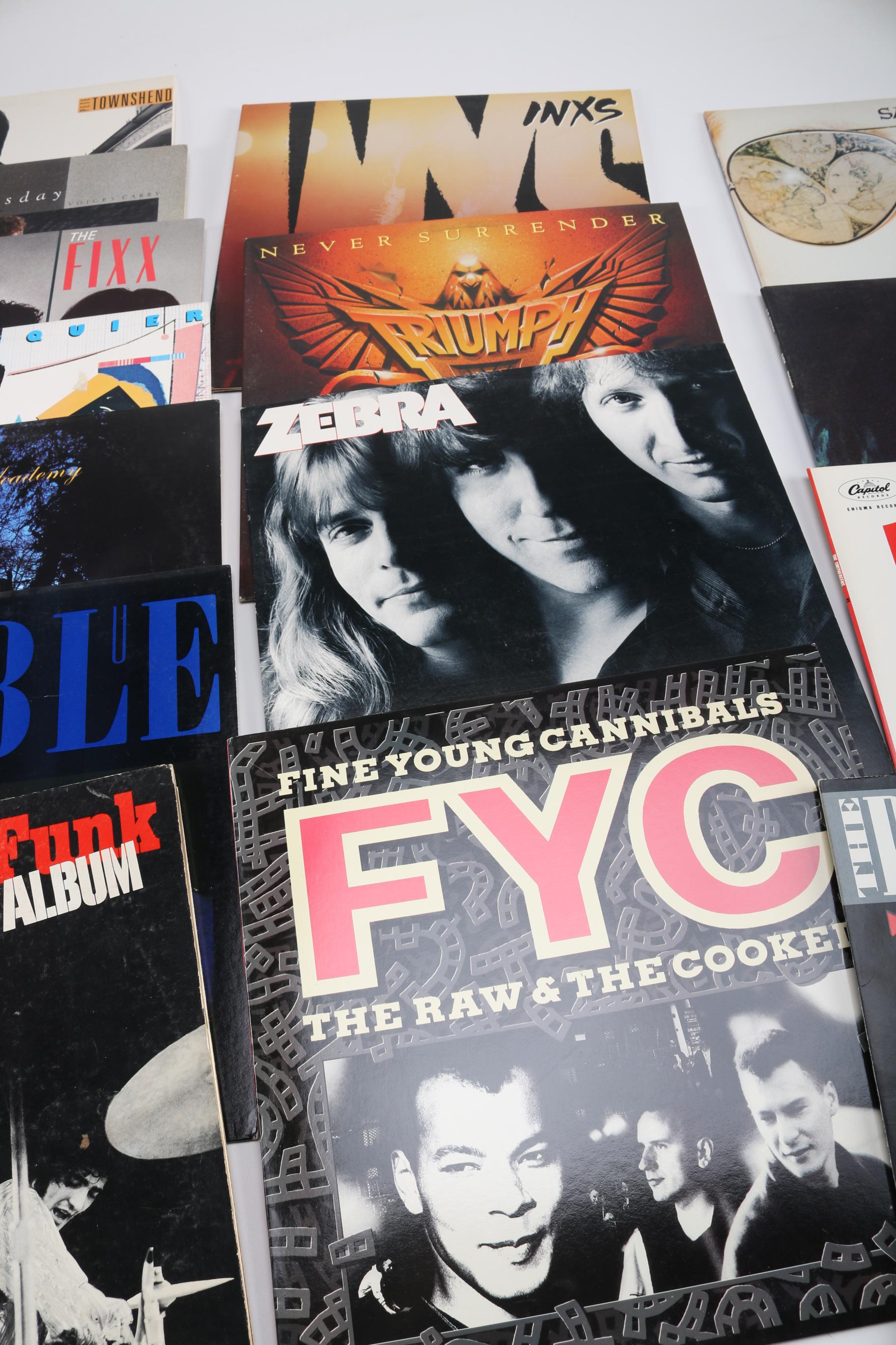 U2, Zeppelin, INXS, Living Colour and Other Rock/Pop LPs