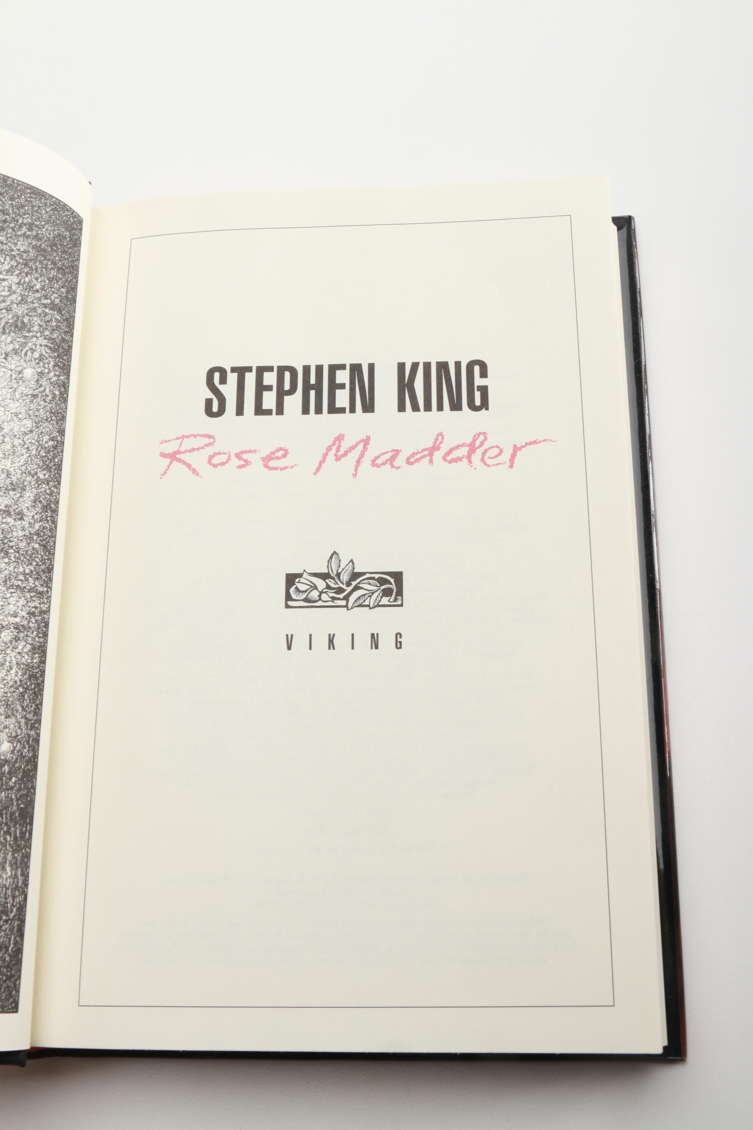 Stephen King Novels Including First Editions