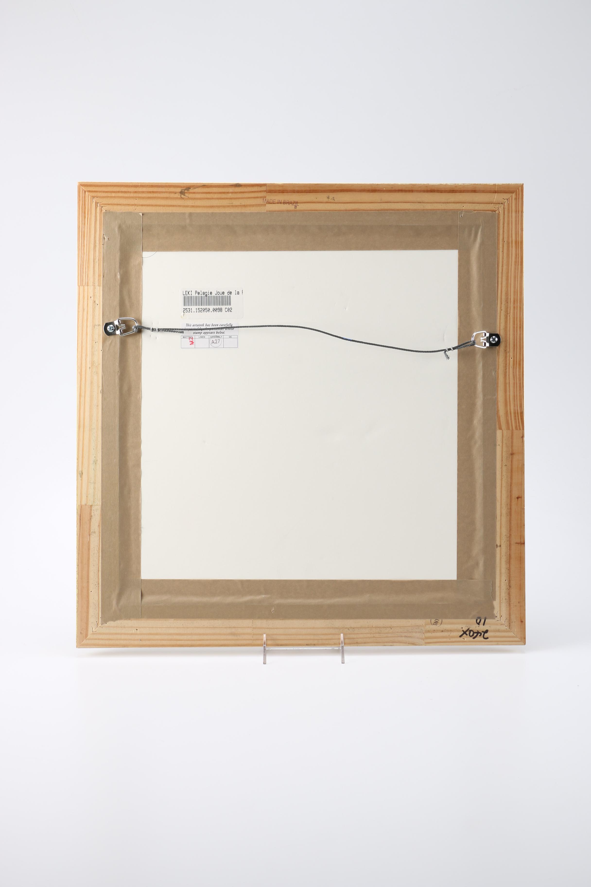 Linda Le Kinff Limited Edition Serigraph "Pelagie Joue de la Flute"