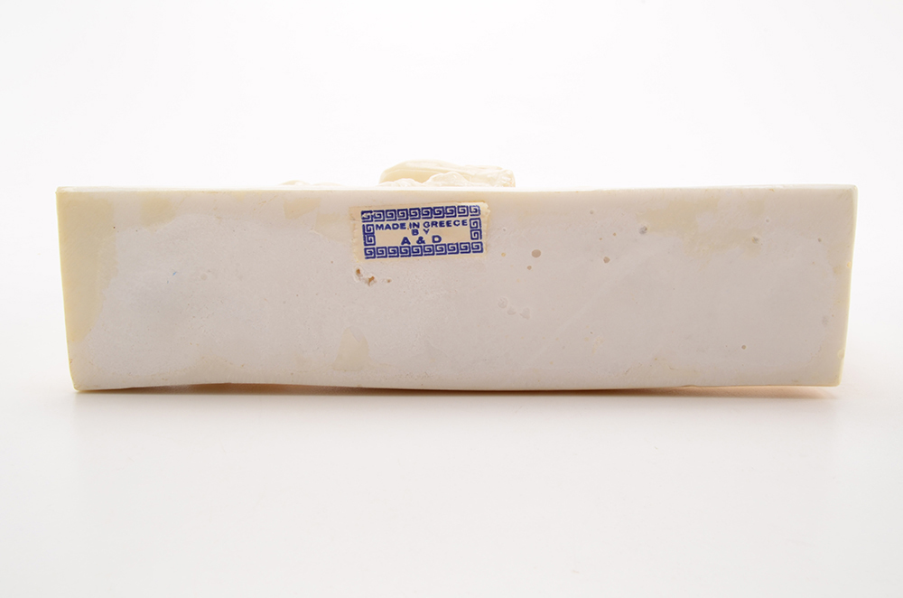 Imitation Marble Sculpture of Woman Riding a Horse