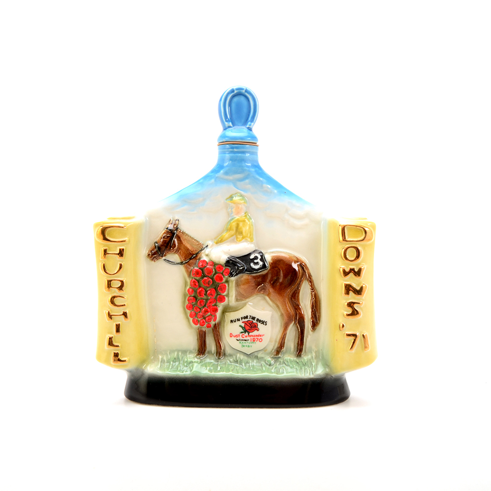 Jim Beam Churchill Downs Ceramic Whiskey Decanter