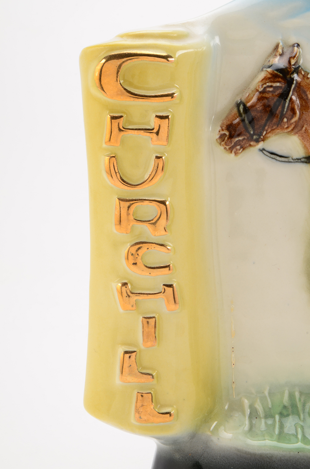 Jim Beam Churchill Downs Ceramic Whiskey Decanter