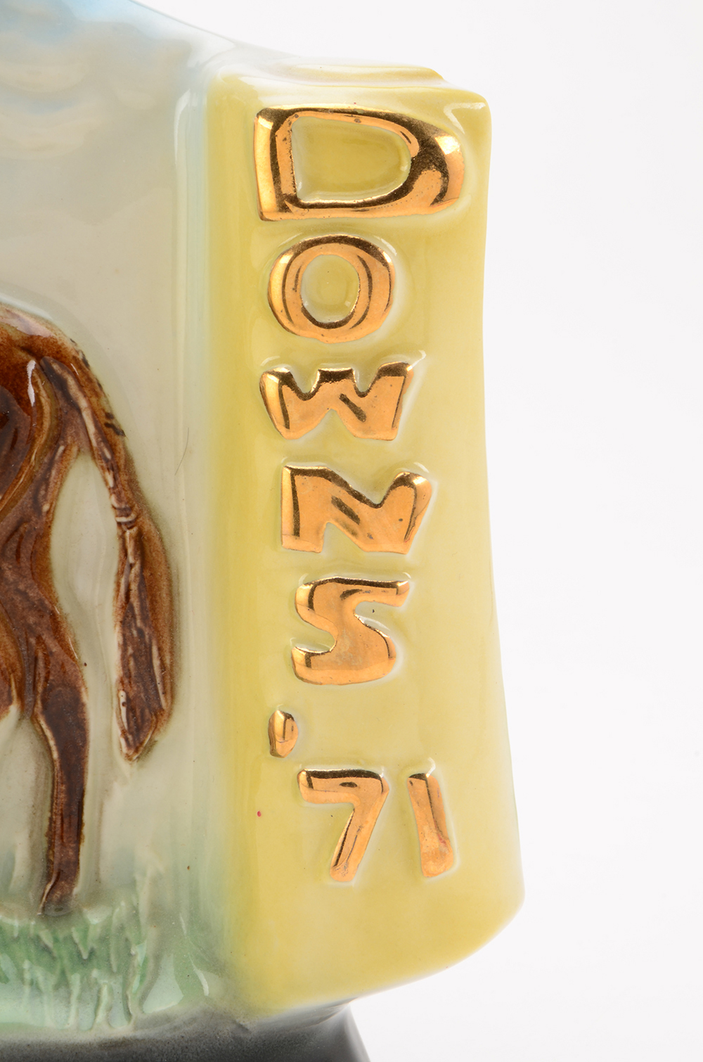 Jim Beam Churchill Downs Ceramic Whiskey Decanter