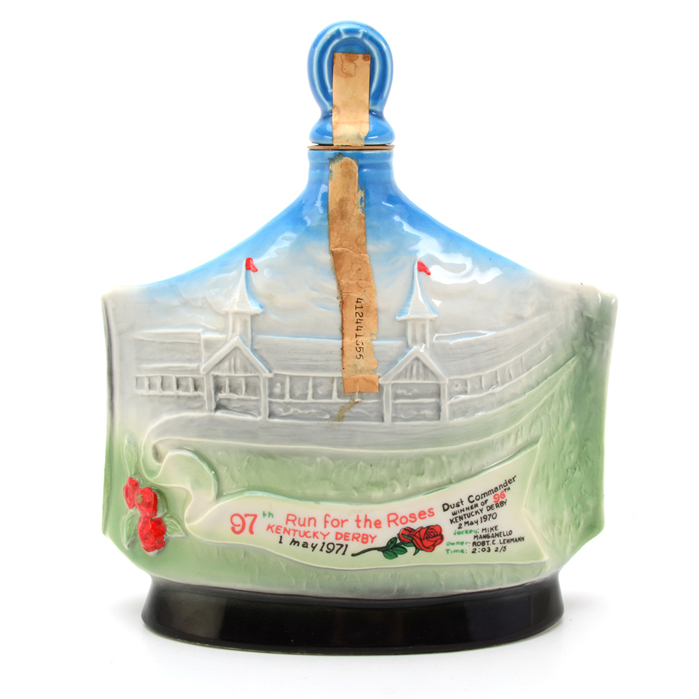Jim Beam Churchill Downs Ceramic Whiskey Decanter
