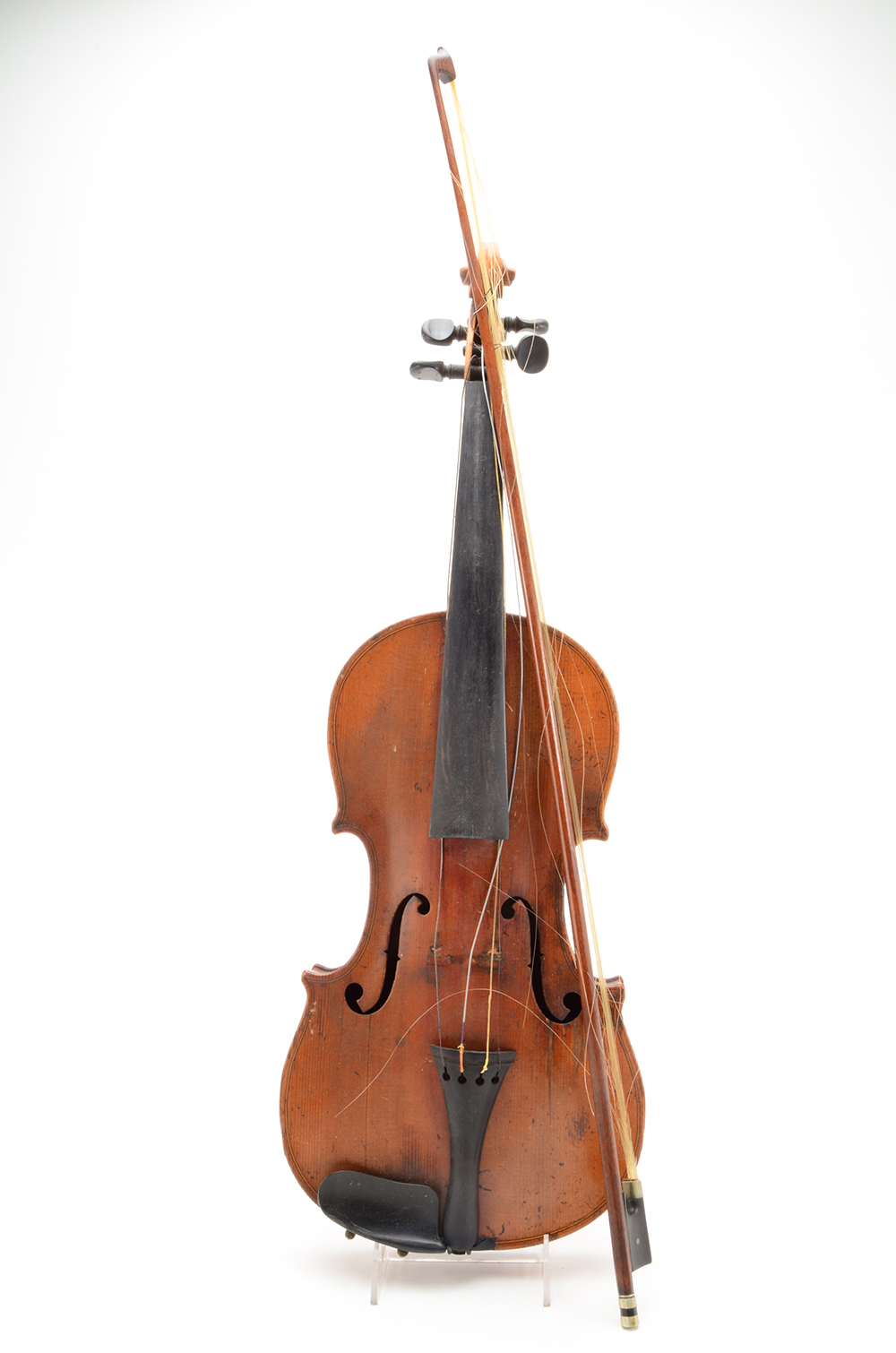 Antique Violin and Wood Case