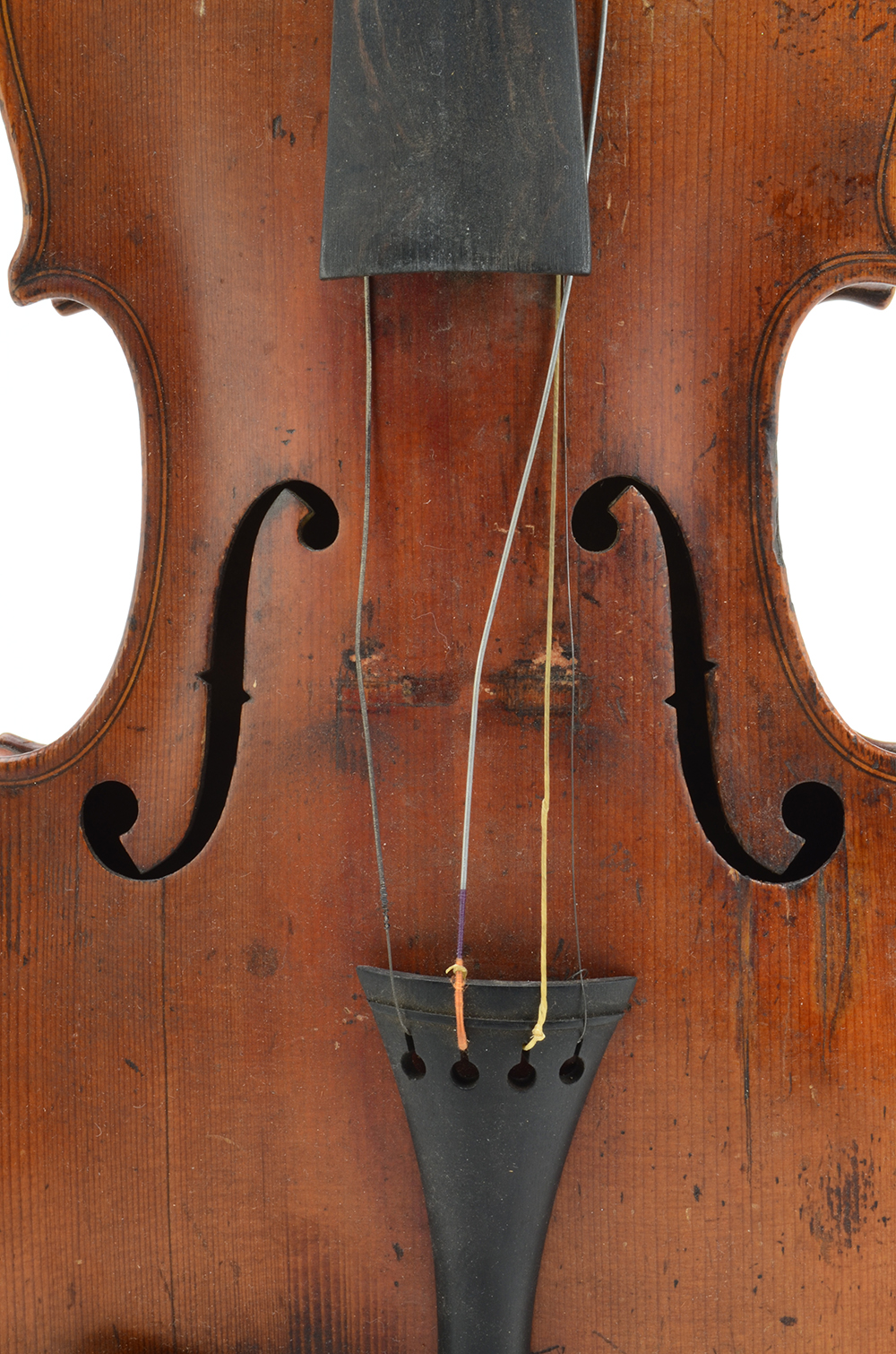 Antique Violin and Wood Case