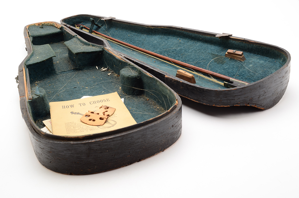 Antique Violin and Wood Case