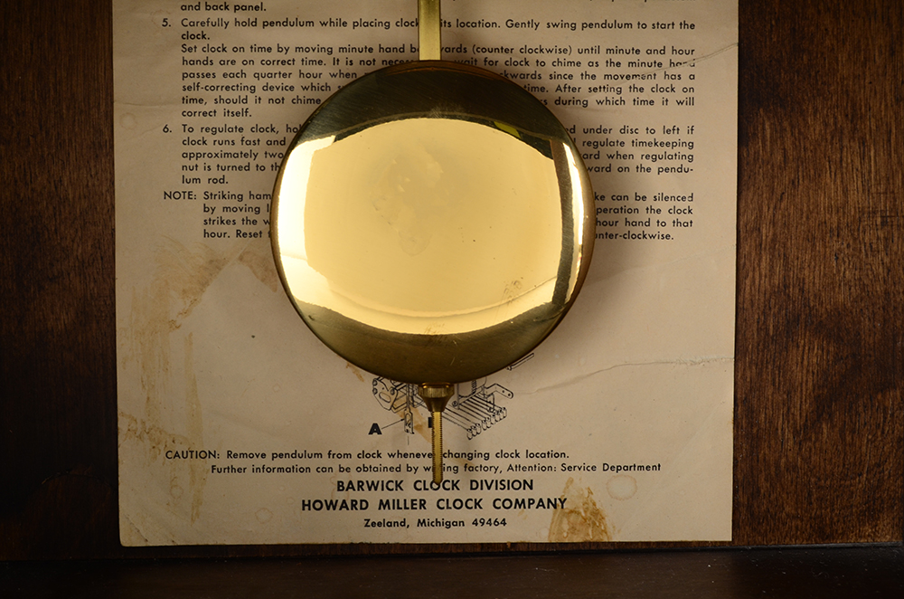 Howard Miller Triple Chime Mantel Clock