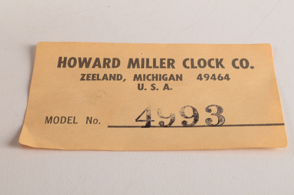 Howard Miller Triple Chime Mantel Clock