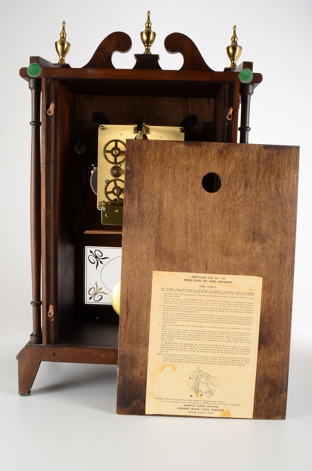 Howard Miller Triple Chime Mantel Clock